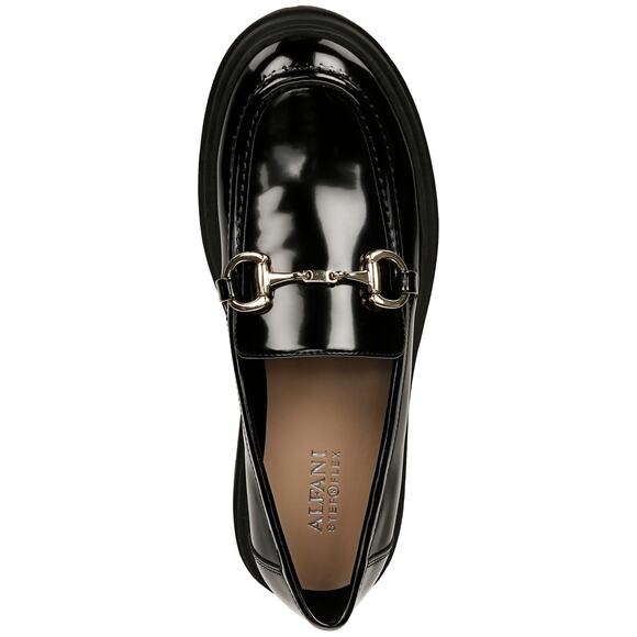 Alfani Women's Jimena Lug Moc Loafers, Black Size 5.5M - Picture 3 of 4